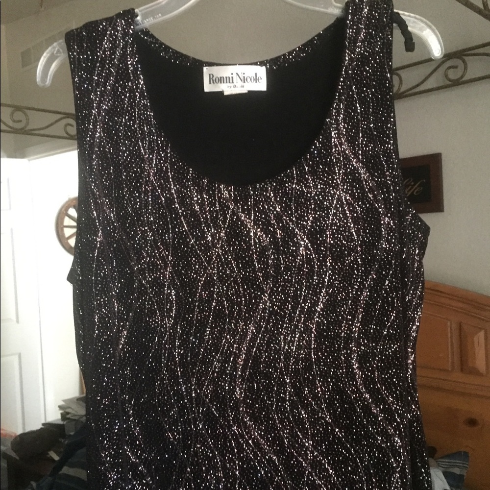 Beautiful pink/black dress top w/jacket